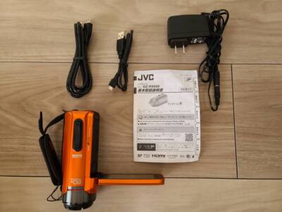 JVC KENWOOD Everio R GZ-RX600-D Camcorder Quad Proof Orange
