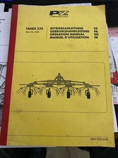 Betriebsanleitung PZ Kreiselheuer FANEX 532 in 4 Sprachen