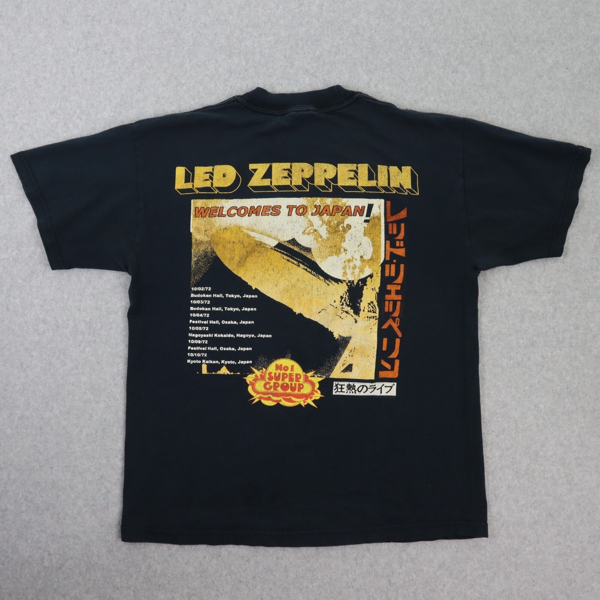 Led Zeppelin MENS Small Japan Tour 1972 TShirt Concert Led Zeppelin MENS Small Japan Tour 1972 TShirt Concert