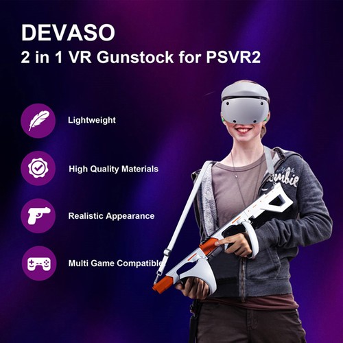 Für PSVR2 VR Brille Headset Gaming Gunstock Halterung Magnetische Shooting Stand - 第 15/23 張圖片