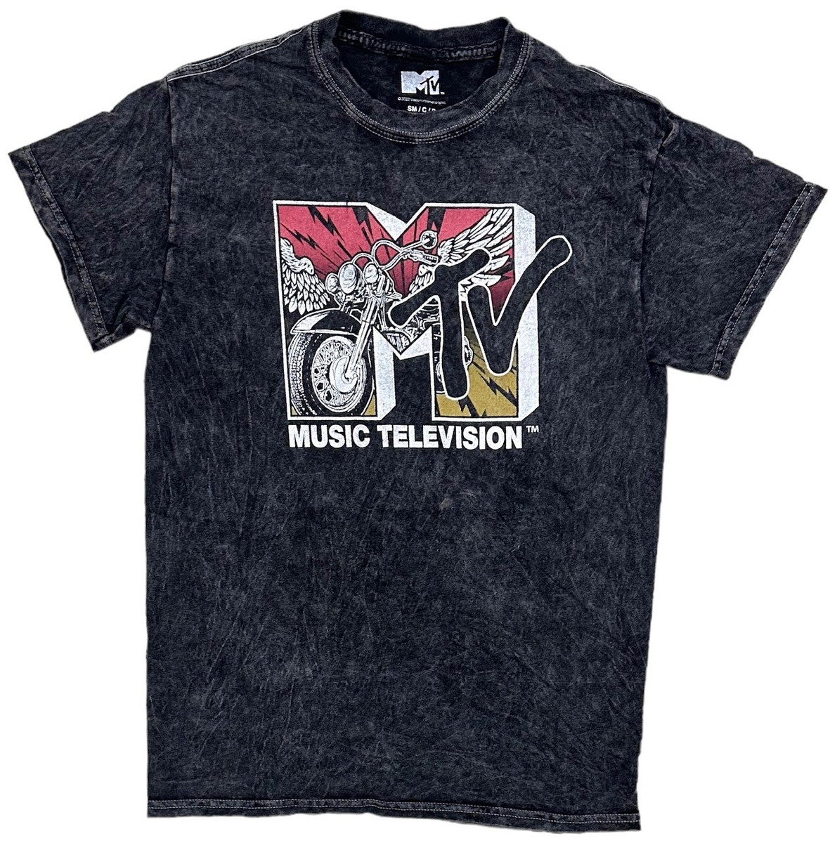 MTV Music Television Men's Ride Mineral Distressed Vintage