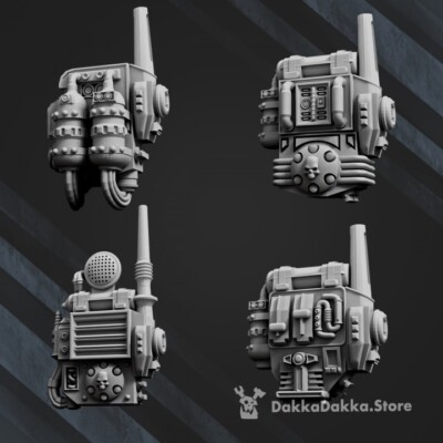 4er Set Dawn Guard Command Rucksäcke DakkaDakka Store/Sci-Fi