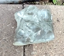 Glass crystal RED multicolor Fountains Landscape Decoration Garden Yard 117 Gr