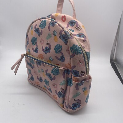Disney Stitch Mini Backpack Pink Tropical DANi Danielle Nicole Danielle Nicole Lilo And Stitch Tropical Icons Mini Backpack  main image 2