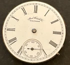Antique 1887 Waltham 1873 Seaside D Pocket Watch Movement Parts/Repair 6s 11j