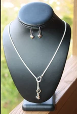 BRIGHTON BEACH Trendy Silvery-plated Key Heart Style Necklace