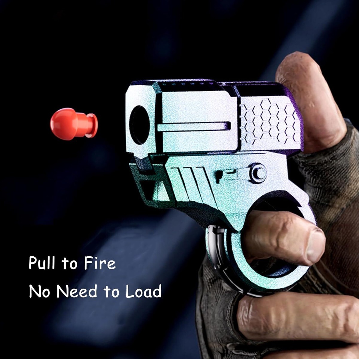 Fidget In Lega EDC A Forma Di Pistola - Giocattolo Decompressione Per Adulti E Ragazzi 14+