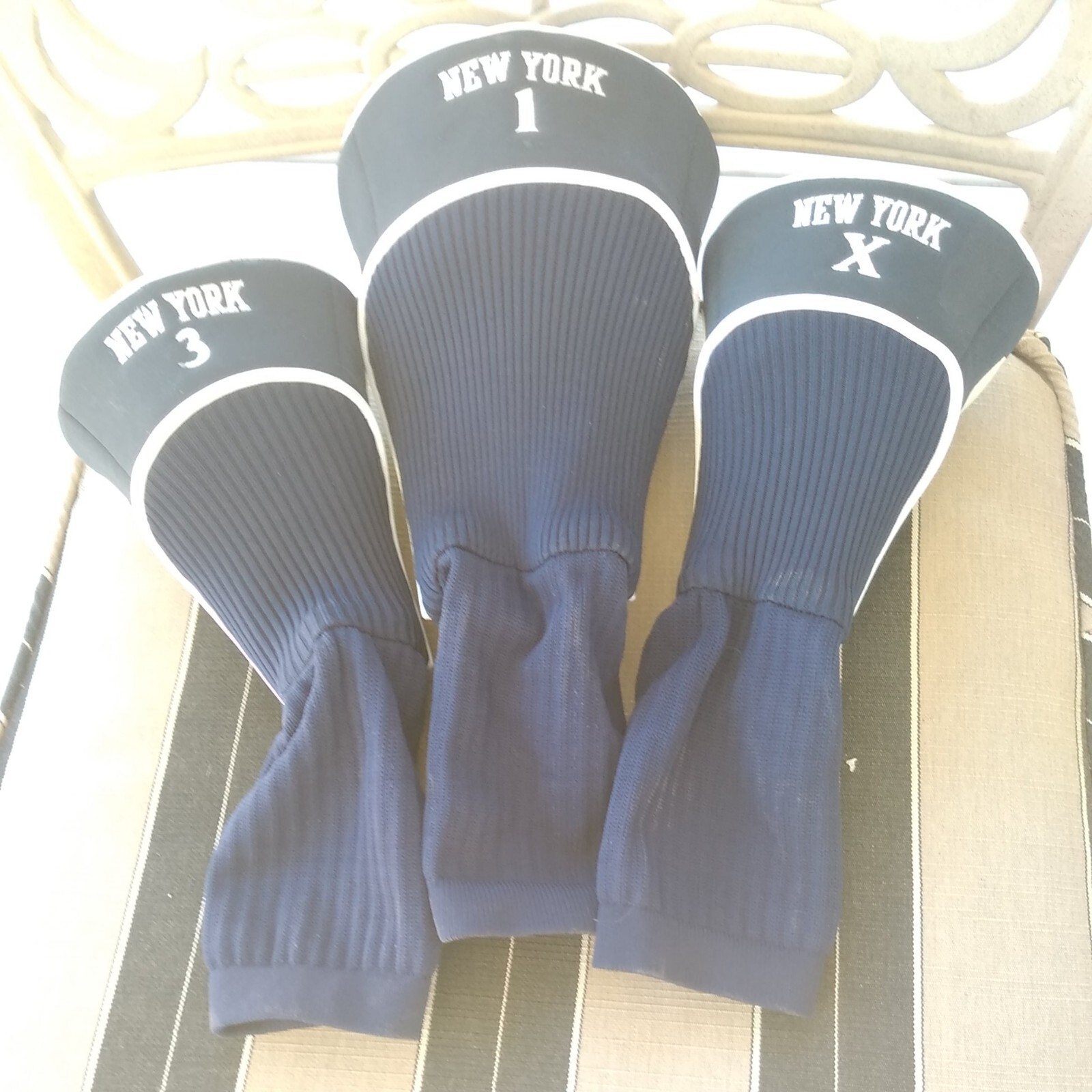 Team Golf MLB New York Yankees Contour Golf Club Headcovers 1,3 & 5 pre