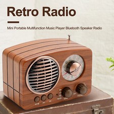 Retro-Style Decorative Radio Mini Multifunction Music Player Bluetooth Speaker E