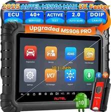 2025 Autel MaxiSys MS906MAX ECU Coding Active Test Up from MS906 Pro MS908 MK908
