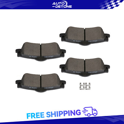 4 Pcs Rear Ceramic Brake Pads For Chevrolet Caprice 2011-2017 SS Pontiac G8 RWD