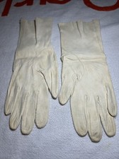 Vintage Women  s Leather Gloves Size 6 1/3 Purchased From burdine  s