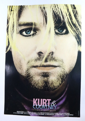 Kurt & Courtney 1998 Original Movie Poster Full Sheet 27" x 40"