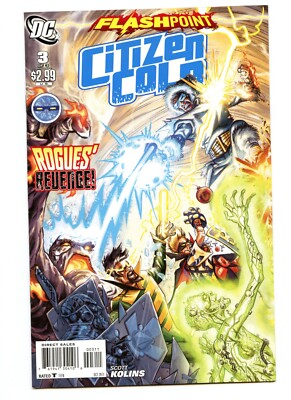 Flash Point Citizen Cold ~ No. 3, Oct. 2011 ~ First Printing ~ DC ~ VF