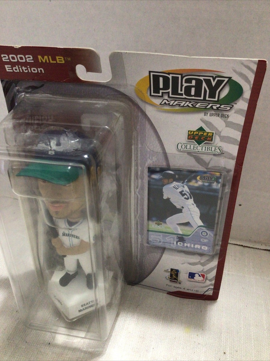 Upper Deck Playmakers Ichiro Suzuki Bobblehead 2002 MLB Edition