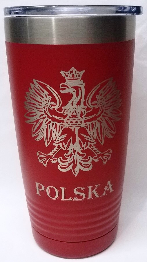 Polska Polish Falcon Yetti Style Thermal Insulated Travel Mug 20 ozs