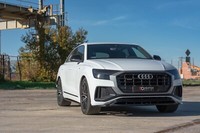 CUP Seitenschweller AnsäTze Schwarz FüR Audi SQ8 Q8 S-Line Schweller Leisten ABS
