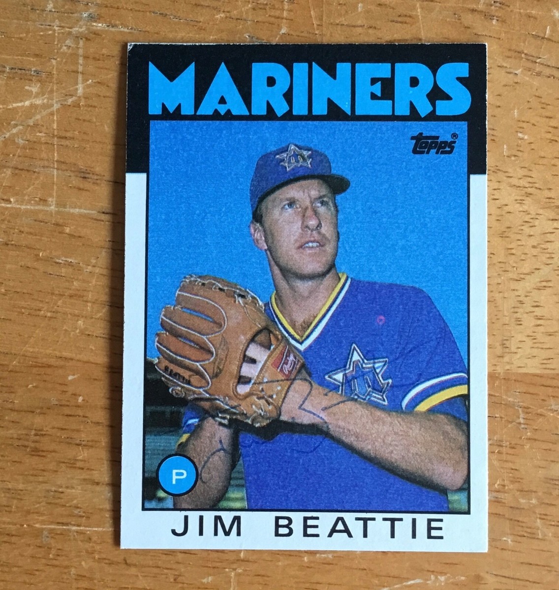 メジャーリーガー Jim T バット付きカード メジャーリーガー Jim T