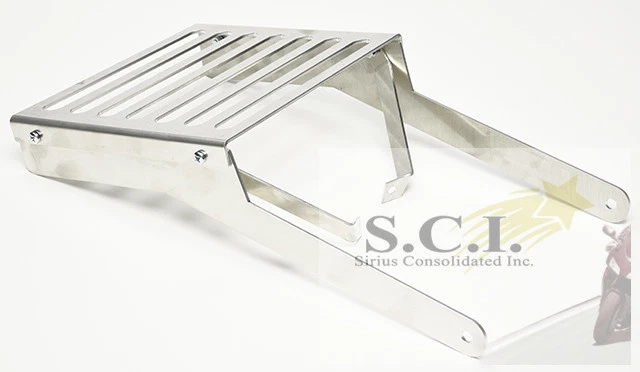 HONDA CB350 CL350 CB450 CL450 CB200 CB175 CA175 ALUMINIUM LUGGAGE RACK - Image 2 of 4