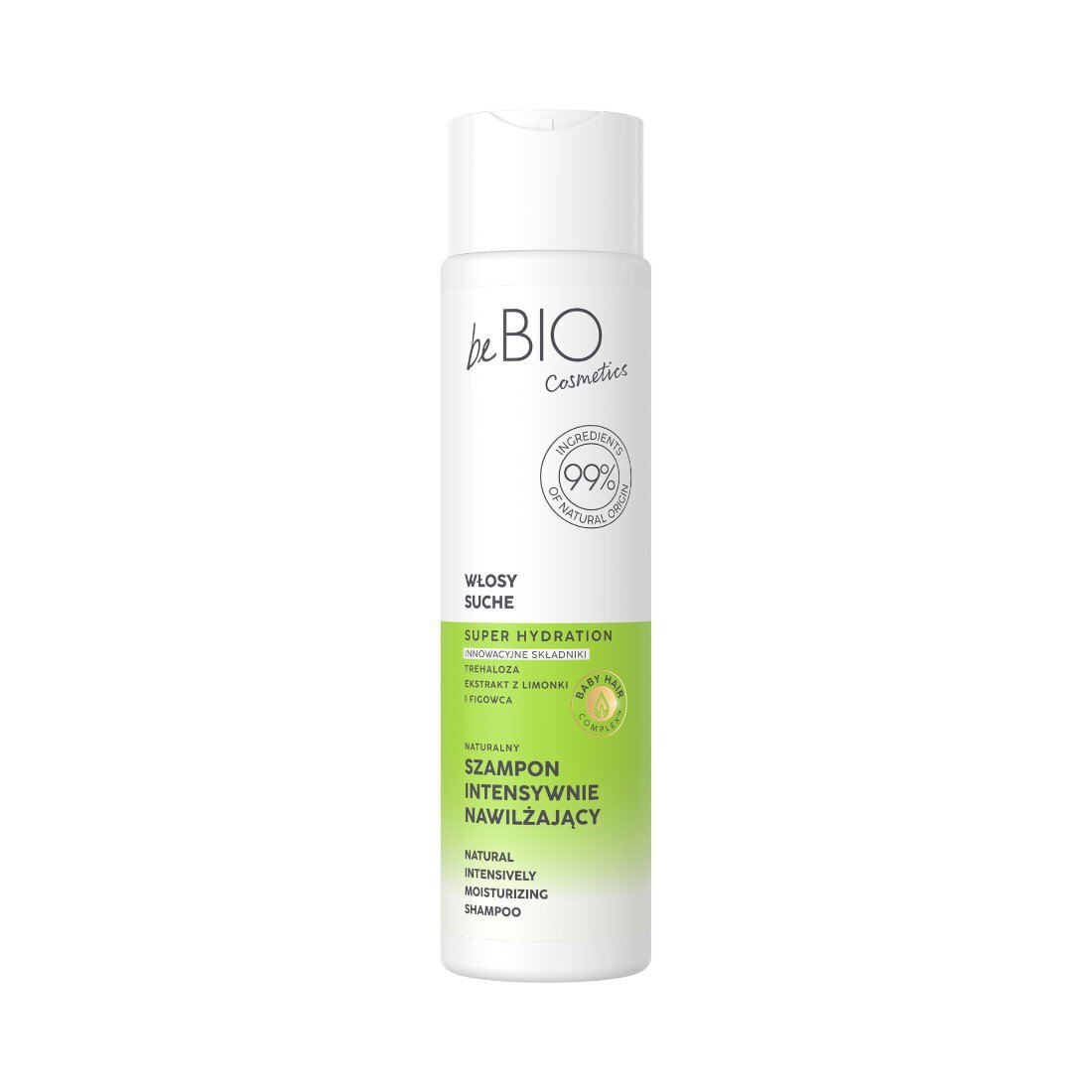 BeBio Shampoo Dry Hair Dentanling Volumising Smoothes-Aloe Leaf/Sea Salt 300ml