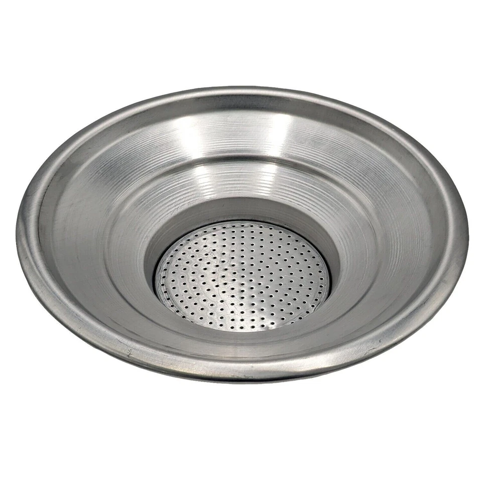 Colafritto da Portata in Alluminio Grande Scola Fritto Olio Frittura Ø 27×10h cm - Immagine 3 di 4