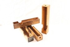 Vecchio Cassa Legno 8 x 41 x 7,5cm Cassetta Trasporto Deposito Strumento di