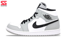 Nike Jordan 1 Mid Light Smoke Grey 2020 (554724-092) Men's Size 7-11