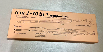 6 in one +10 in one Multitool Pen New open box
