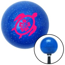 Pink Turtle W Flower Blue Metal Flake Shift Knob Streetrod Mgb 2 Din 1934 Pink Turtle W Flower Blue Metal Flake Shift Knob Streetrod Mgb 2 Din 1934