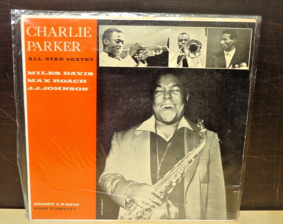 CHARLIE PARKER ALL STAR SEXTET ORIG 1958 US ROOST LP-2210 MILES DAVIS MAX ROACH