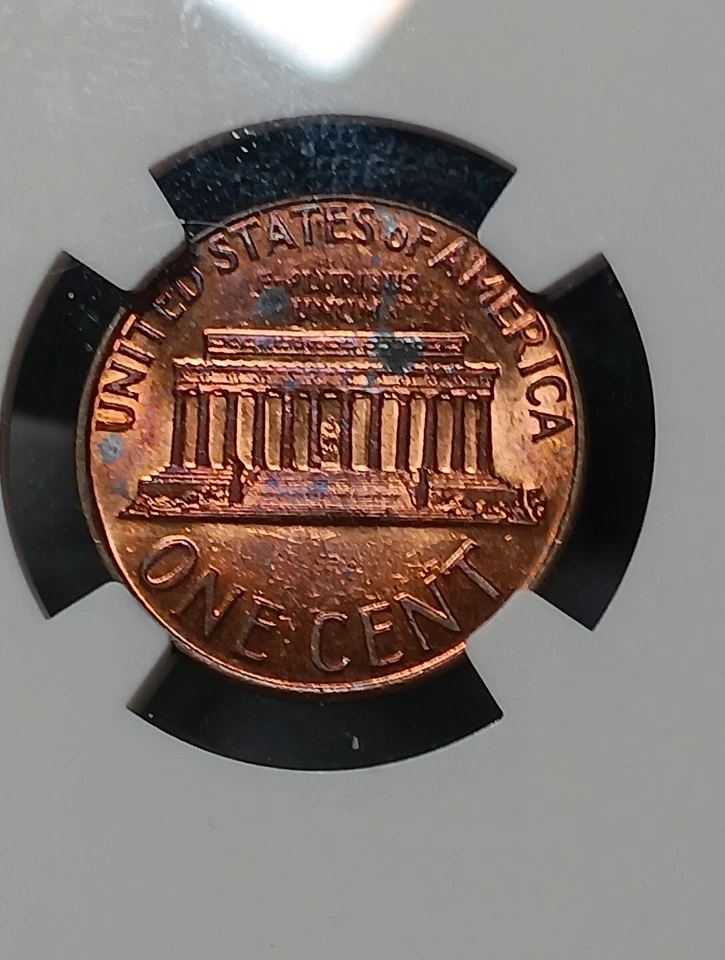 👉1973-S Lincoln Memorial Cent-NGC - Nice Purple Toning - Image 3 of 3