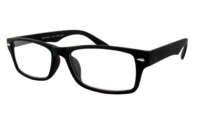 Calabria Seemann Slim Breit Lesebrille IN Mattschwarz Vintage Stil + 3.00