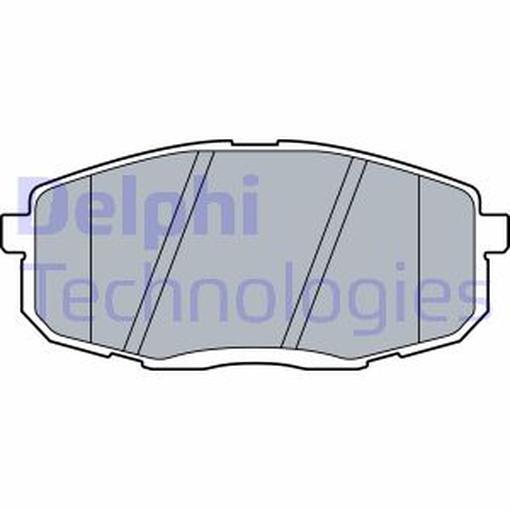 Delphi BremsbeläGe Bremsbelegsatz Vorne Passend FüR Hyundai Creta Kona-image