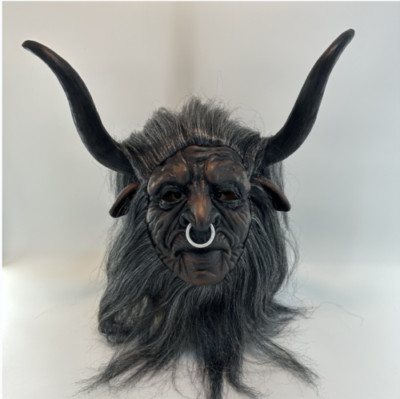 2025 Bull Demon King Full Head Latex Mask Role Play Party Horror Halloween Props