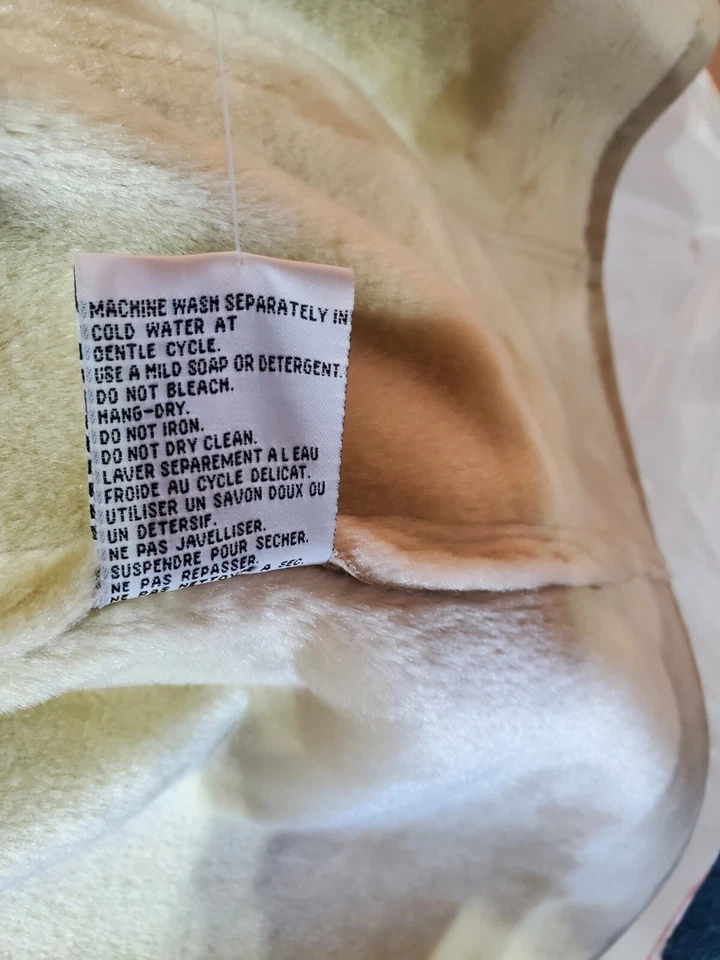 Abrigo vintage de piel sintética beige Nuage para mujer S/P capucha desmontable nuevo sin etiquetas Foto 4 de 4