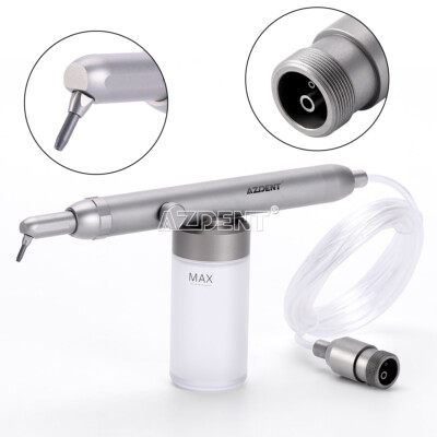 Dental Aluminum Oxide Micro blaster Air Abrasion Microetcher Sandblaster 2 Holes