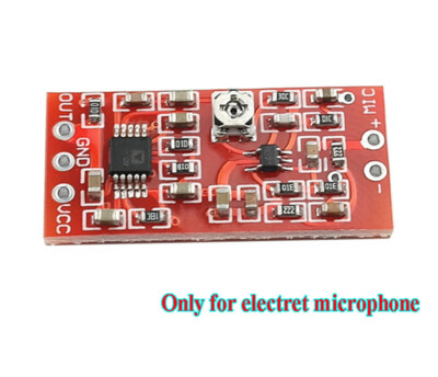 MAX4466 Electret Microphone Preamplifier Module With SSM2167 Voice Compression 