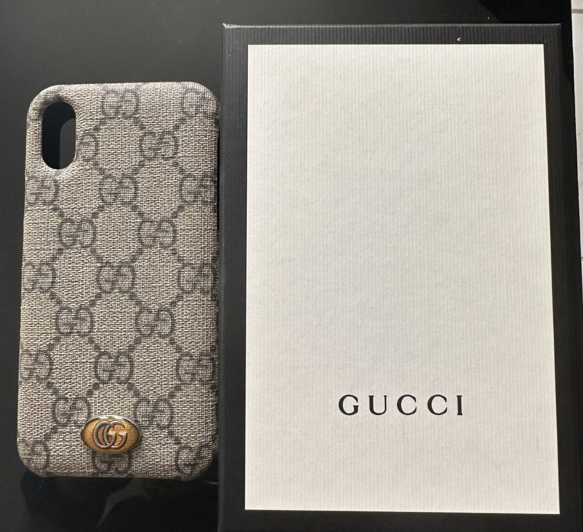 Gucci Logo iPhone X Case Release