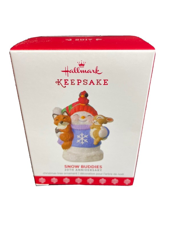 2017 homework keepsake ornament snow buddies 20th anniversary