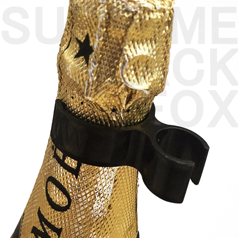 Servicio VIP Botella de Champán Vela Brillante Bengalas Clip Soporte de Seguridad Fiesta Foto 3 de 4