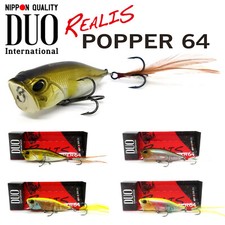 DUO International REALIS POPPER 64 Topwater FLOATING JAPAN Lure More Colors 9g