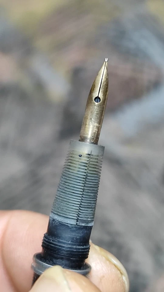 Pluma Estilográfica Parker 51, Piezas NUEVO EN PAQUETE ORO Y METAL TINTA CONVERTIDOR-EE. UU. Foto 3 de 4