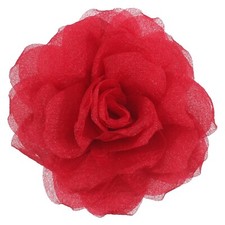 Rose Flower Brooches and Pins for Women  Red Brooches for Women with Hair Cl...