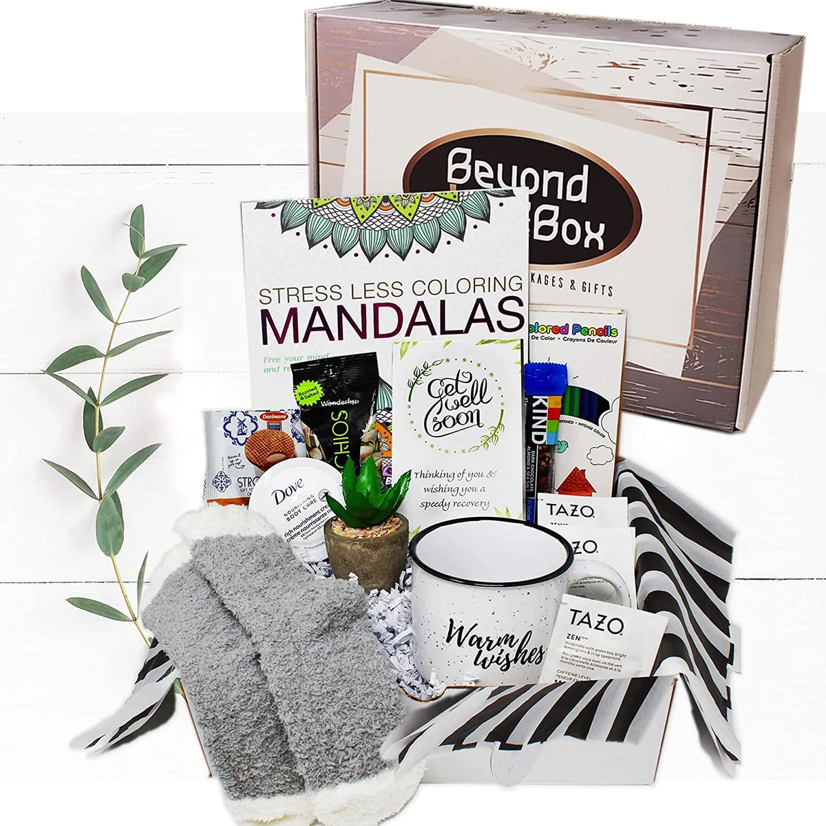 GET WELL SOON Gift Basket for Women CARE PACKAGE, after Surgery or