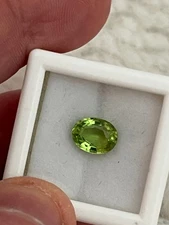 1.45ct Green San Carlos Gila Co. Arizona Peridot. SUPER STONE