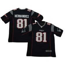 Aaron Hernandez #81 WOMEN Stitched Jersey Navy,White