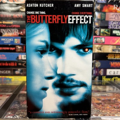Butterfly Effect 2004 VHS Tested Ashton Kutcher Amy Smart Sci-Fi Horror Thriller