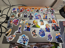 50Pcs Mixed Anime Girl Boy Stickers Cool Fan Art Decals for Laptop Guitar Phone