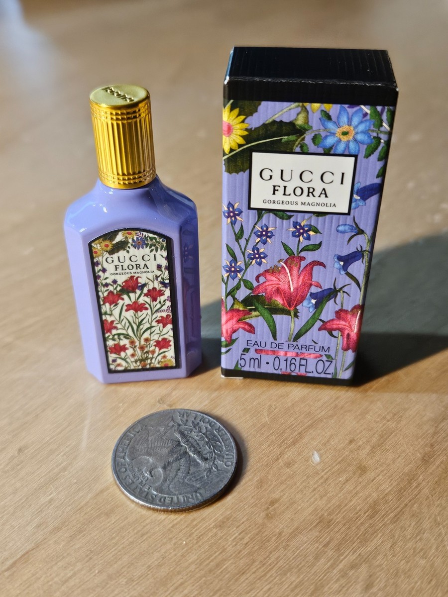 Gucci Flora Gorgeous Magnolia Eau De Parfum 0.16oz/5ml Mini Splash