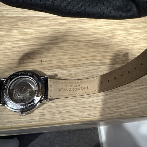 Raymond Weil Black Skeletal Dial Automatic From Display Store - Picture 6 of 8